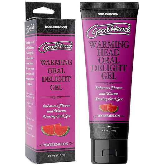 GoodHead Warming Head Oral Delight Gel by Doc Johnson - Water Based Lubes