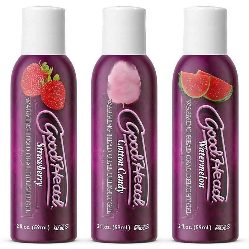 GoodHead Warming Head Delight Gel 3-Pack - Water Based Lubes