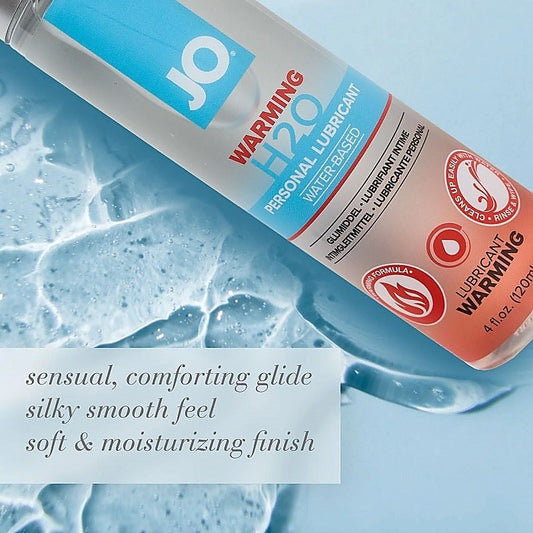 Jo Warming H2O Water-Based Lubricant - Water Based Lubes