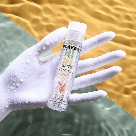 Playboy Pleasure SLICK PROSECCO Water-Based Lubricant - Water Based Lubes