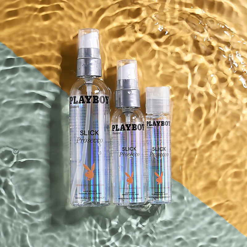 Playboy Pleasure SLICK PROSECCO Water-Based Lubricant - Water Based Lubes