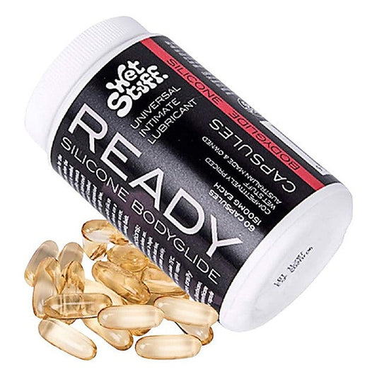 Wet Stuff Ready Silicone Bodyglide 60 Capsules Jar - Silicone Based Lubes