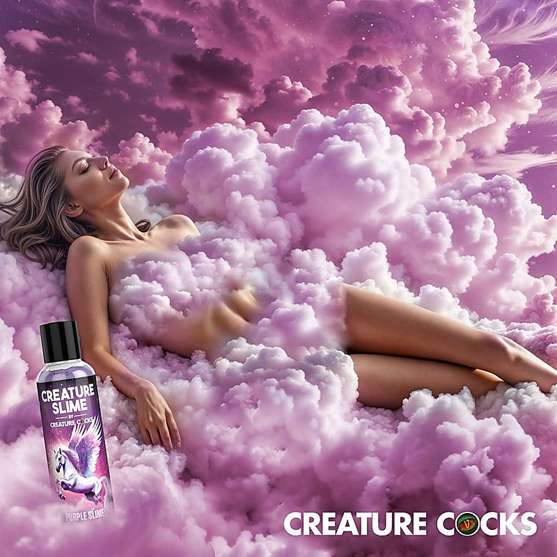 Creature Slime Purple Water Based Lubricant by XR Brands - Water Based Lubes