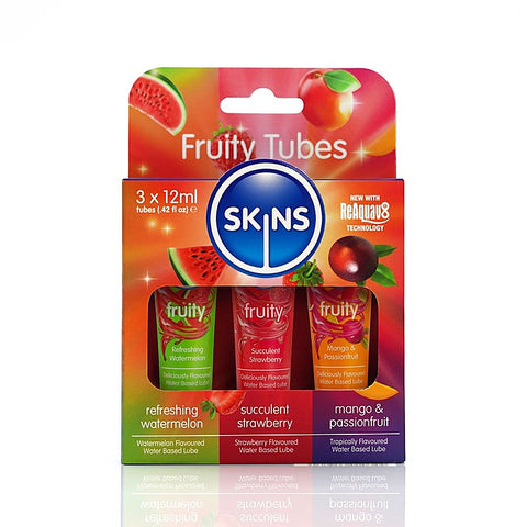 Skins Fruity Tubes Water Based Lubes by Creative Conceptions - Water Based Lubes