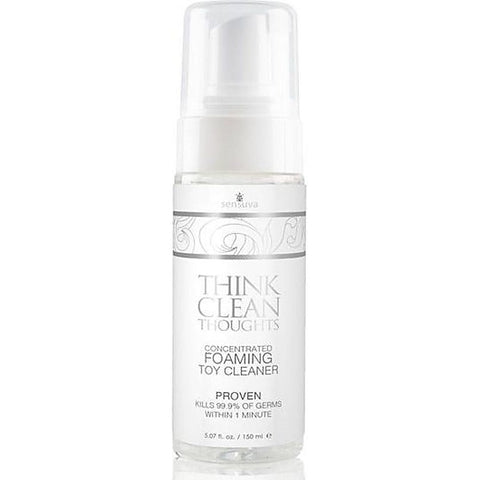 Think Clean Thoughts Foaming Toy Cleaner by Sensuva On - Adult Toy Cleaner