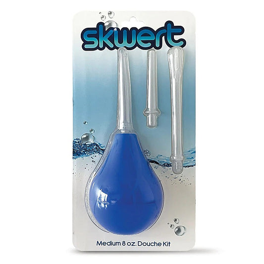 Skwert Unisex Travel Douche Kit - Compact, Body-Safe Design - Enemas and Douches