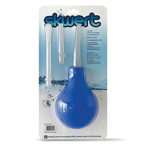Skwert Deluxe Unisex Travel Douche Set by C1R Releasing - Enemas and Douches
