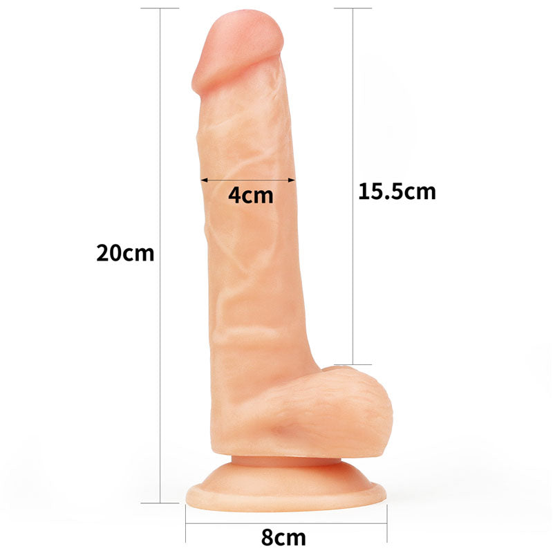 Lovetoy The Ultra Soft Dude Realistic Dong Flesh Realistic Dildos