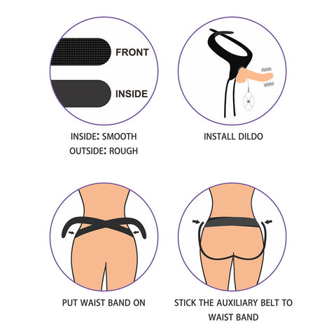 Lovetoy Ingen Multi Functions Vibrating Easy Strap On Set Flesh - Strap On Sextoys