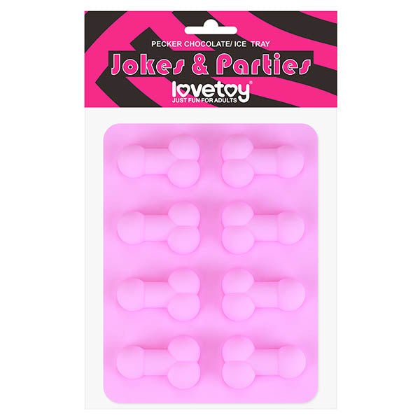 Lovetoy Jokes and Parties Pecker Silicone Tray Chocolate / Ice Party Gifts and Novelties