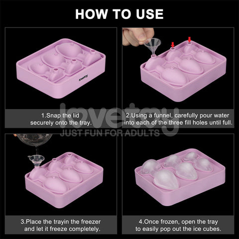 Lovetoy Jokes & Parties Butt Plug Silicone Novelty Ice Tray - Party Gifts and Novelties