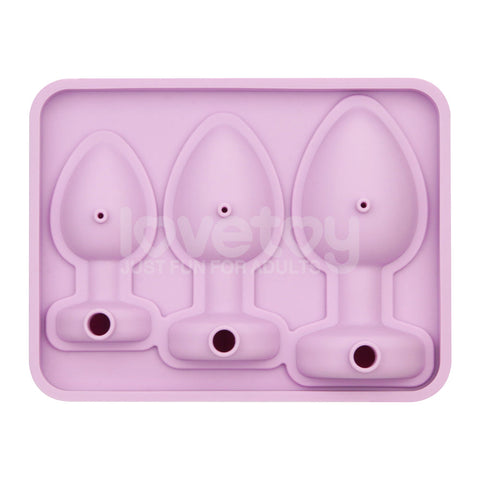Lovetoy Jokes & Parties Butt Plug Silicone Novelty Ice Tray - Party Gifts and Novelties
