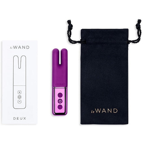 Deux - Compact Dual-Motor by Le Wand - Clit Ticklers and Pulsators