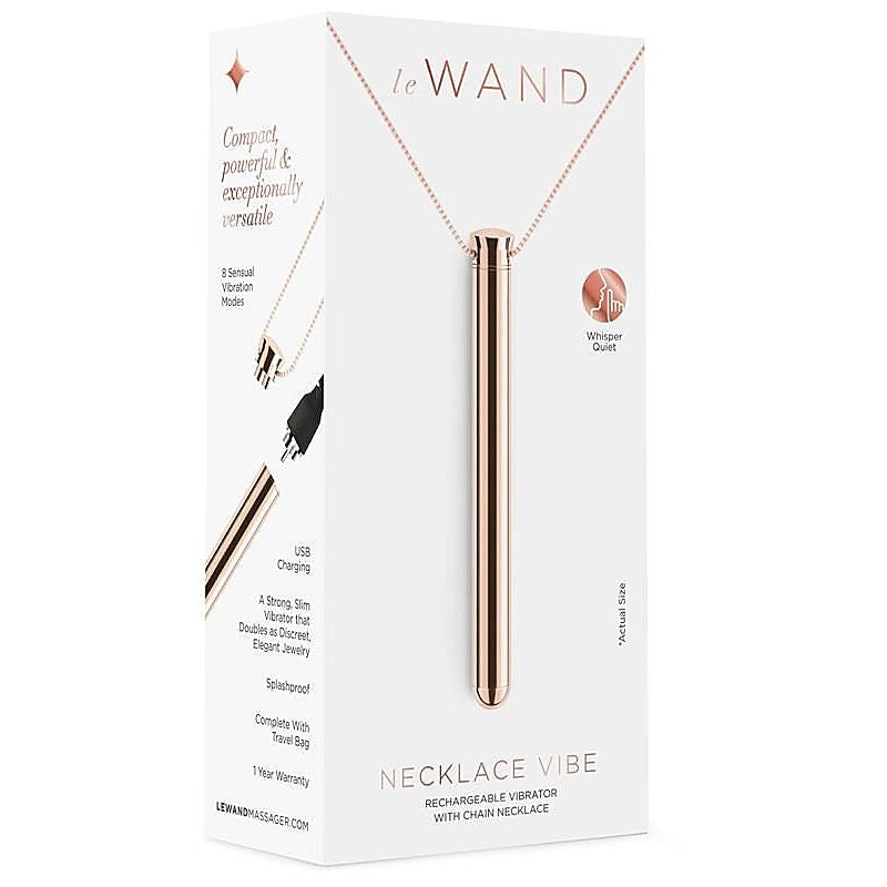 Chrome Vibrating Pendant by Le Wand - Mini & Slim Vibrators