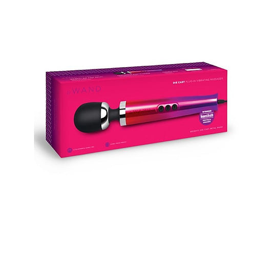 Le Wand Die Cast Plug-In Vibrating Massager - Endless Bliss at Your Fingertips
