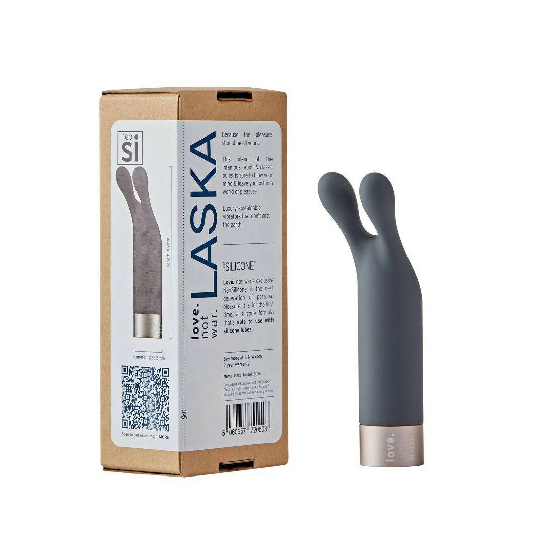 Laska - Eco-Friendly Clitoral Pleasure Wand by Love Not War Vibrator Accessories
