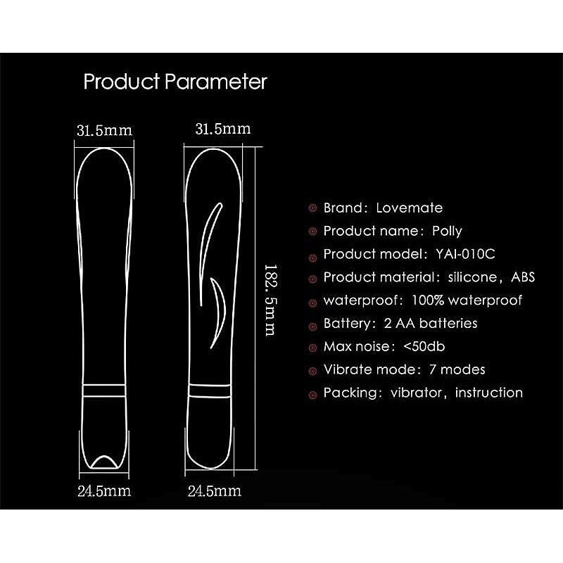 Professional Polly Coral Ariel by LoveMate - Luxury Sex Toys