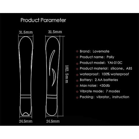 Professional Polly Coral Ariel by LoveMate - Luxury Sex Toys