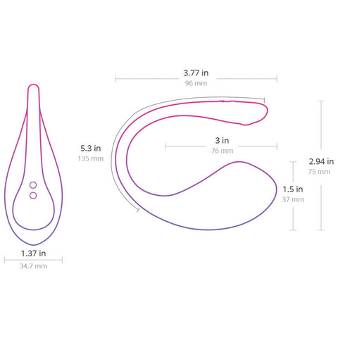 Lovense Lush 3 Bluetooth Remote Control Egg Vibrator - Remote Control Vibrators