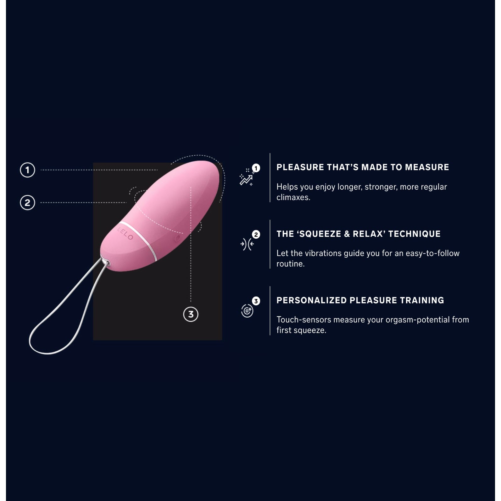 Lelo Luna Smart Bead Vibrating Kegel Exerciser Love Eggs and Kegel Exercisers
