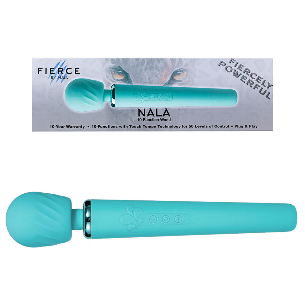 Maia NALA USB Rechargeable Body Wand Massager Blue Body Wands