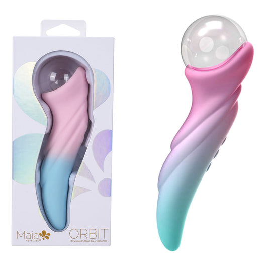 Maia ORBIT Rechargeable Vibrator With Plasma Ball Pink / Blue Love Eggs and Kegel Exercisers