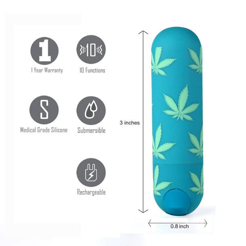 Maia JESSI 420 Rechargeable Bullet Vibrator - Bullet Vibrators