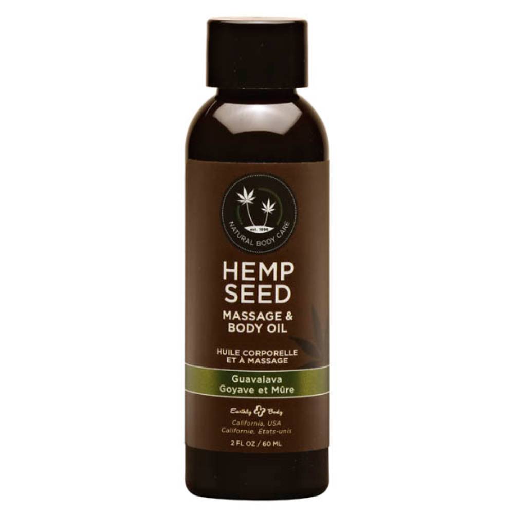 Earthly Body Hemp Seed Scented Massage and Body Oil 59 ml Massage Oils and Lubricants