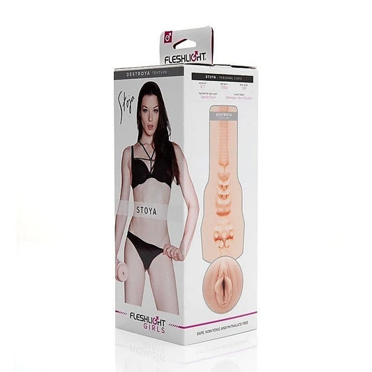 Fleshlight Girl Stoya Realistic Pleasure Mens Stroker Sleeve - Masturbators and Strokers