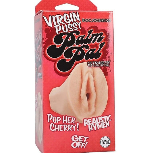 Doc Johnson Palm Pal UR3 Virgin Pussy Realistic Stroker - Masturbators and Strokers
