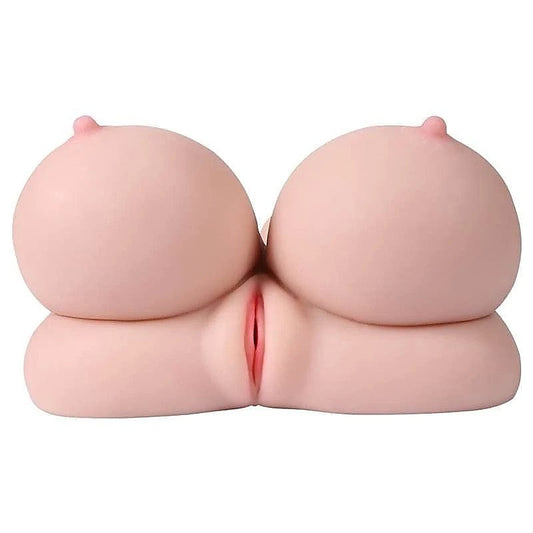 D-cup Oral & Vaginal Hole Masturbator - Masturbators and Strokers