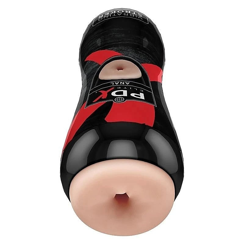 PDX Elite Realistic Male Vibrating Anal Stroker - Masturbators and Strokers