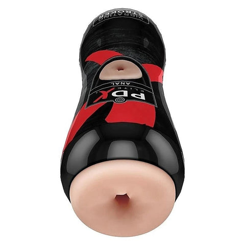 PDX Elite Realistic Male Vibrating Anal Stroker - Masturbators and Strokers