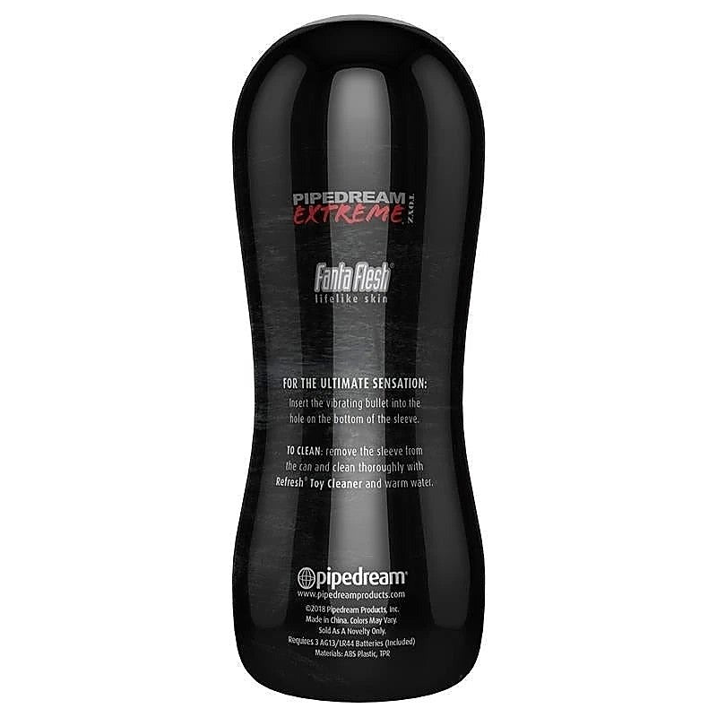 PDX Elite Realistic Male Vibrating Anal Stroker - Masturbators and Strokers