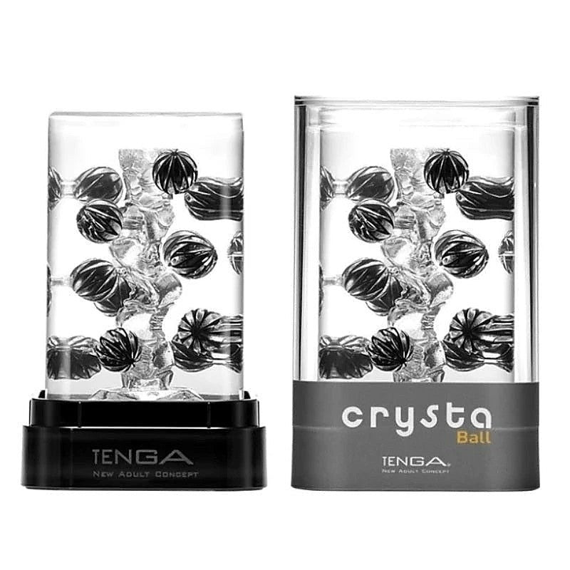 Premium Quality Crysta Ball Hand Hels Stroker by Tenga - Masturbators and Strokers