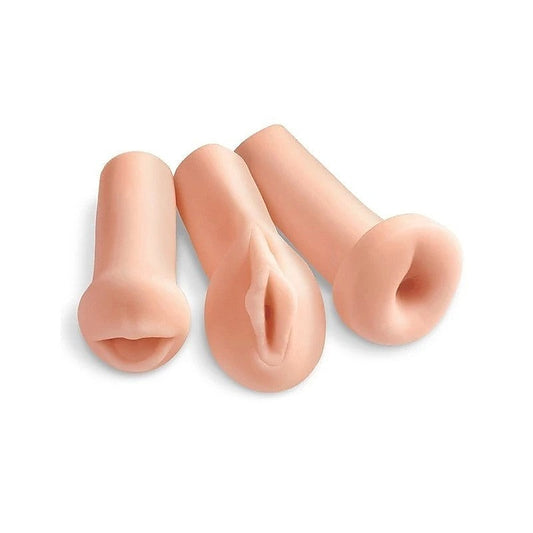 Pipedream Extreme Toyz All 3 Holes Realistic Male Stroker - Masturbators and Strokers