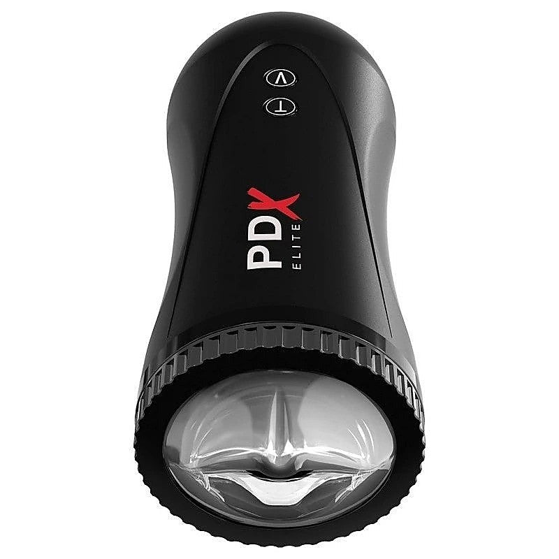 PDX Elite Moto Vibrating and Thrusting Male Stroker - Masturbators and Strokers