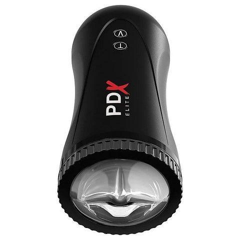 PDX Elite Moto Vibrating and Thrusting Male Stroker - Masturbators and Strokers