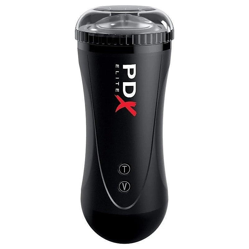 PDX Elite Moto Vibrating and Thrusting Male Stroker - Masturbators and Strokers