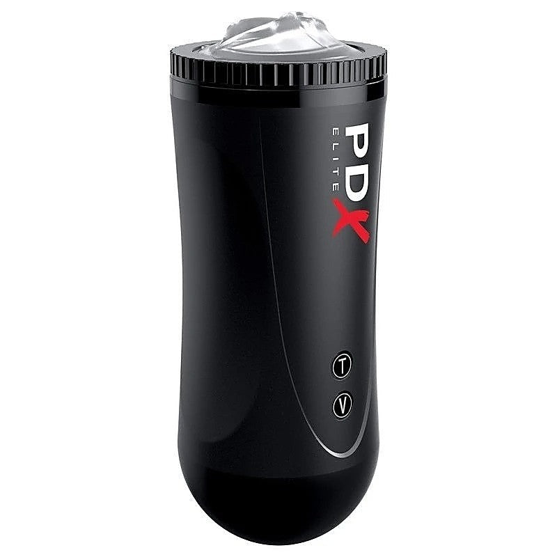 PDX Elite Moto Vibrating and Thrusting Male Stroker - Masturbators and Strokers