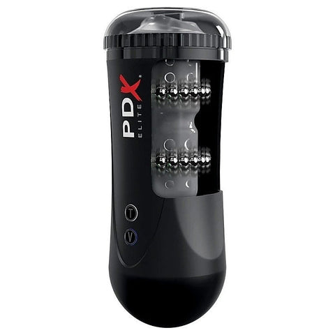PDX Elite Moto Vibrating and Thrusting Male Stroker - Masturbators and Strokers