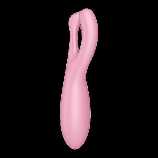 Satisfyer Threesome 4 App Controlled Vibrating Clitoral Massager - Clit Ticklers and Pulsators