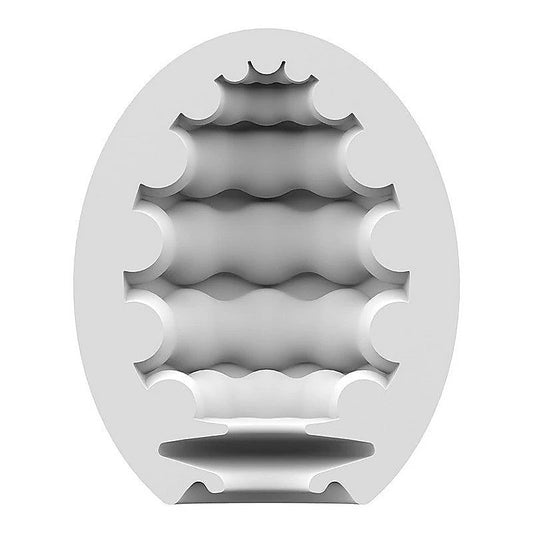 Satisfyer Riffle Mens Pleasure Masturbator Egg - Masturbators and Strokers