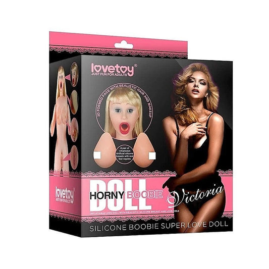 Victoria Horny Blonde Boobie Doll
