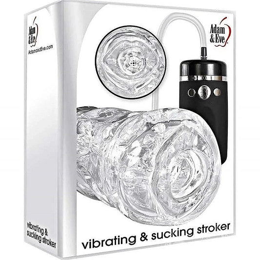 Adam & Eve Vibrating & Sucking Pleasure Stroker