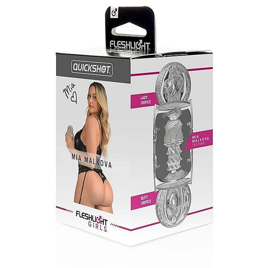 Fleshlight Quickshot Mia Malkova Realistic Male Masturbator - Realistic Butts And Vaginas