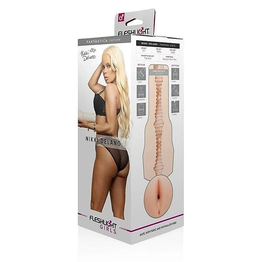 Fleshlight Girls Nikki Delano Adult Star Mens Stroker Device - Masturbators and Strokers