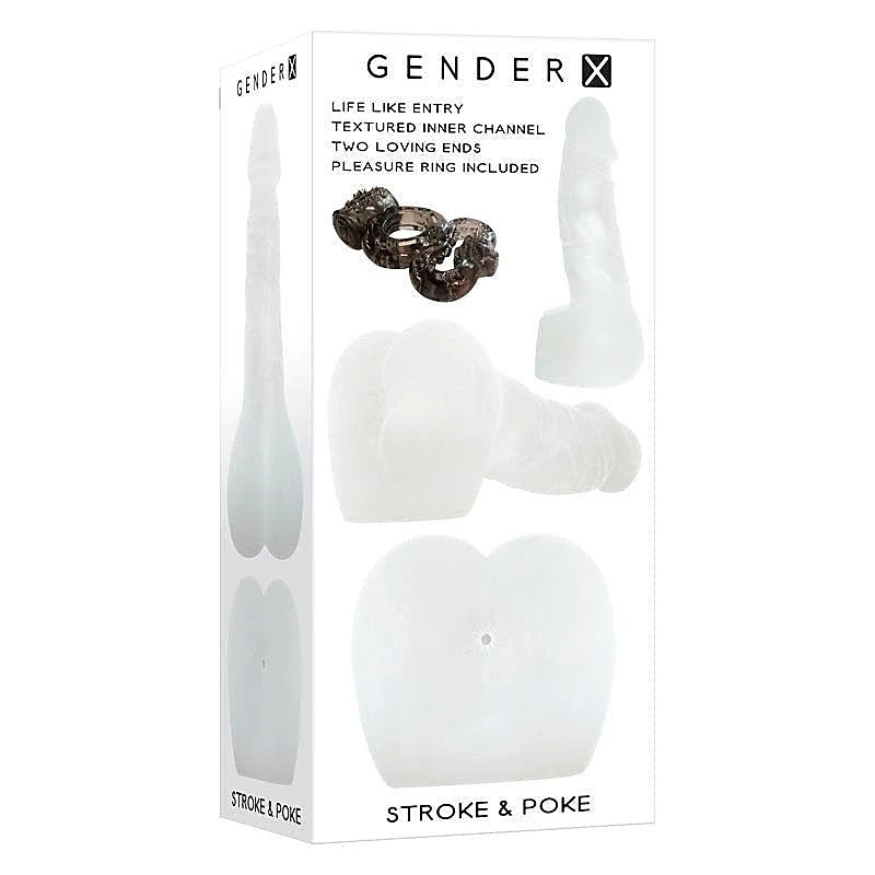 STROKE & POKE Textured Stroker by Evolved - Masturbators and Strokers