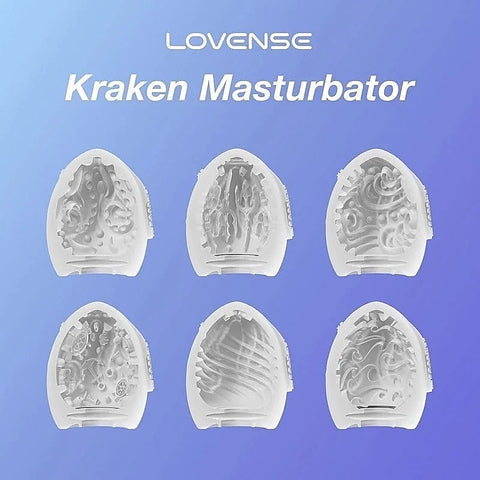 Kraken Stretchable Male Masturbator Egg by Lovense - Masturbators and Strokers