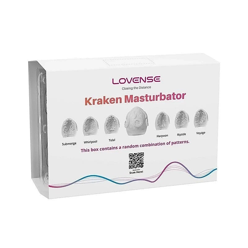 Kraken Stretchable Male Masturbator Egg by Lovense - Masturbators and Strokers